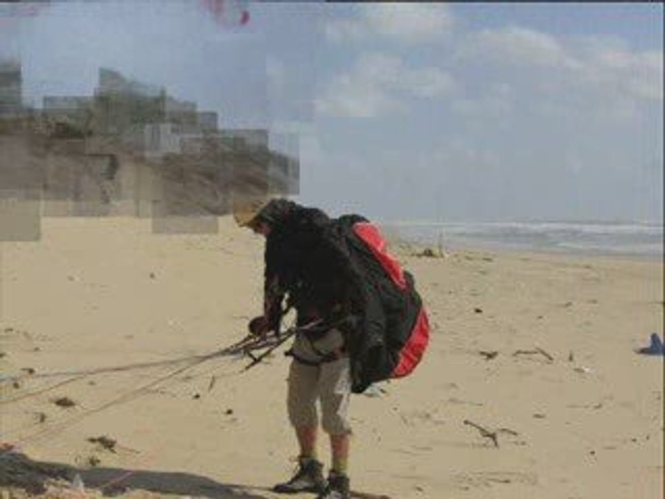 Parapente aux dunes du Truc Vert - Cap-Ferret mai 2009