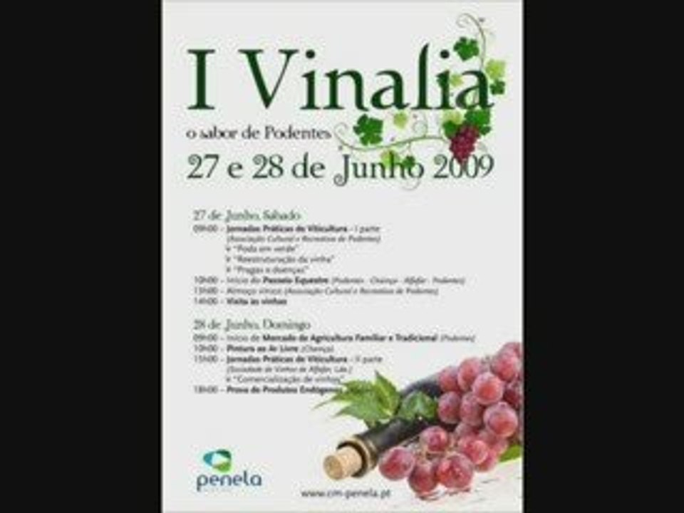 PENELA - I VINALIA - O SABOR DE PODENTES - 27 A 28 DE JUNHO