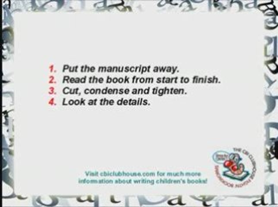 Writing for Children: 5 Ways to Improve Your Manuscript