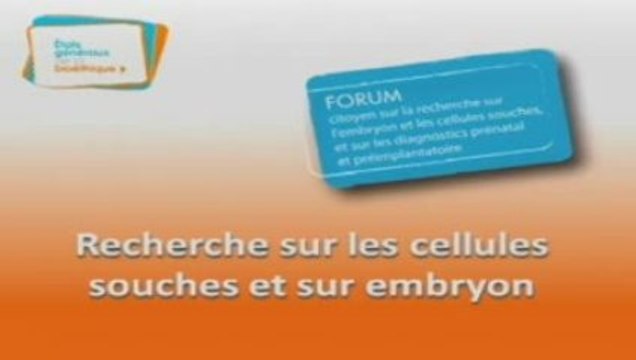 Etats généraux de la bioéthique Marseille Questions 9/06/09