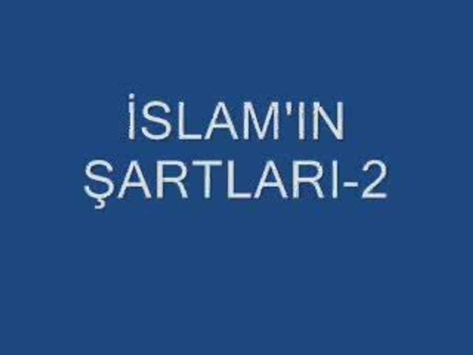 Islamın şartları-2 isitme Engelliler Din Kültürü, Dindersi