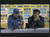 Press conference after defeat against windies