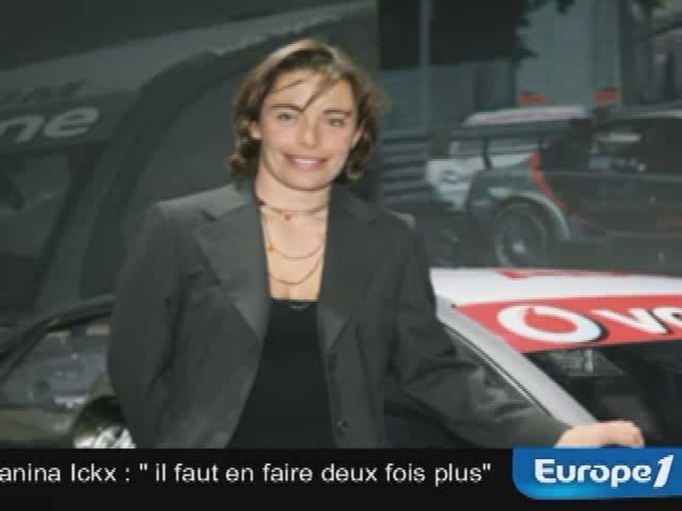 Vanina Ickx :" il faut en faire deux fois plus"