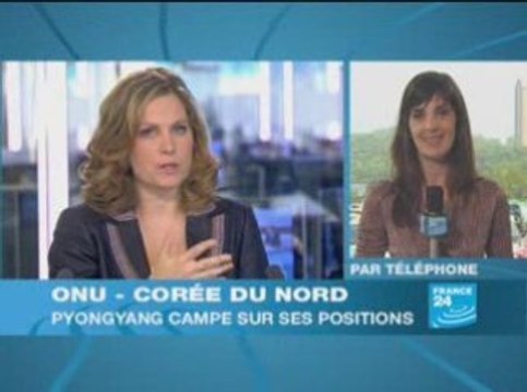 Dossier Perso - Pyongyang hausse le ton - sanctions ONU - Fr