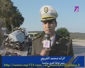 Accident de voiture en Tunisie à jendouba le 05 mai 2009