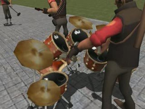 Dragonforce Through The Fire And Flames in Gmod11