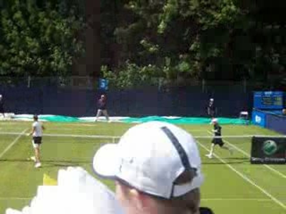 Arantxa Parra vs Eleni Daniilidou 6-3 4-5