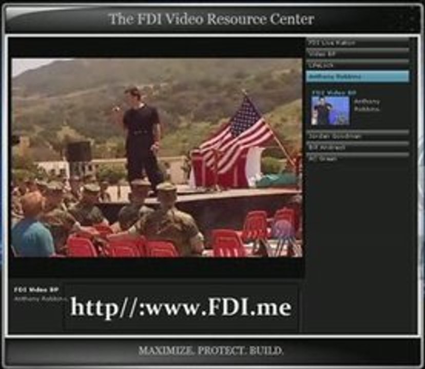 Tony Robbins and FDI a Real Home Based Business