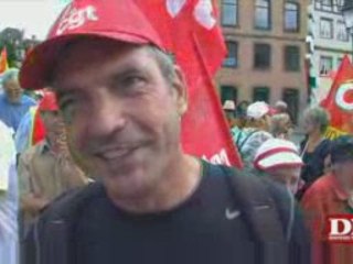 La manif intersyndicale à Strasbourg