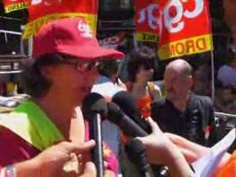 Manifestation Unitaire à Valence (Drôme)