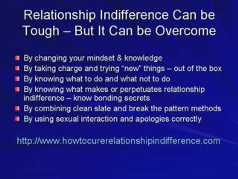 How to Stop and Cure Relationship Indifference Fast