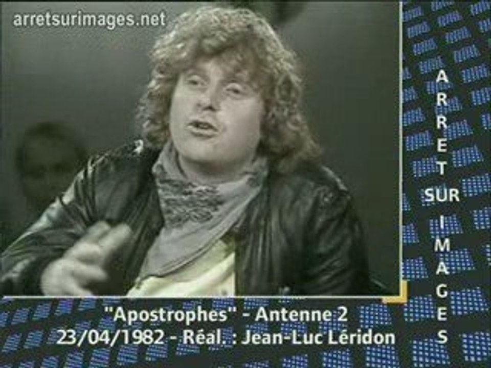 Daniel Cohn-Bendit scandaleux à Apostophe