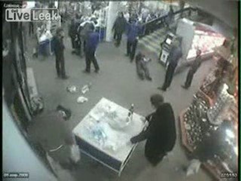 Bagarre dans un magasin