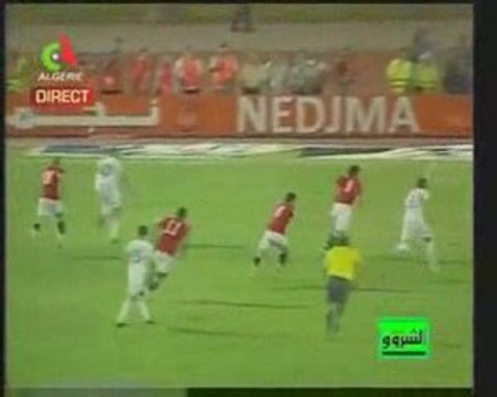 3ème BUT de L'Algérie de Rafik Djebbour à la 77 Minutes