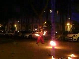 Spectacle de feu du genre a cendrillon