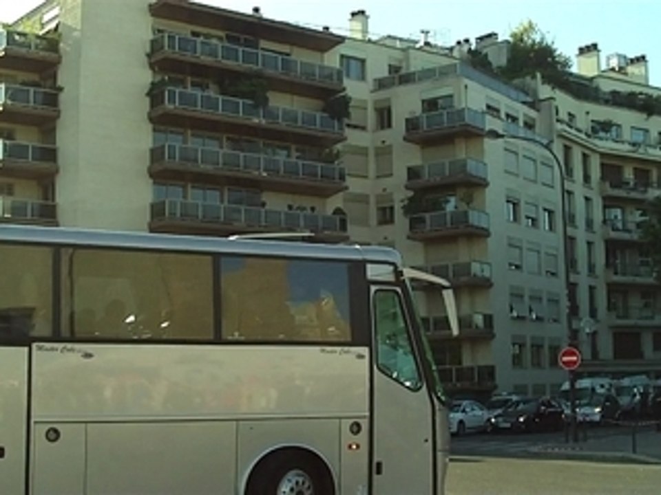 psg-monaco 31 mai 2009 arriver du car du psg
