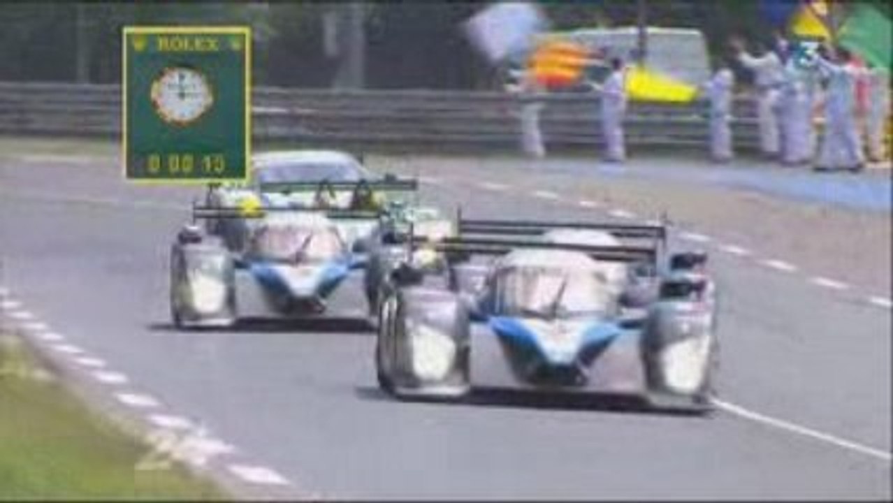 Finish 24 H Le  Mans 2009 arrivée