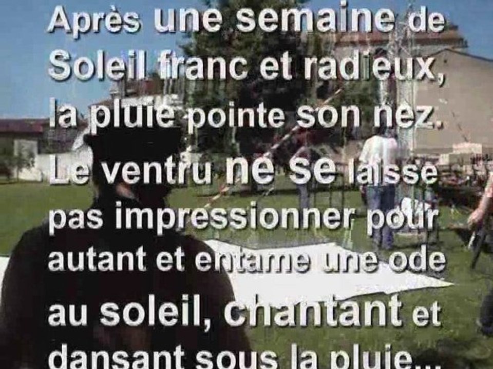 Pluie au jardin