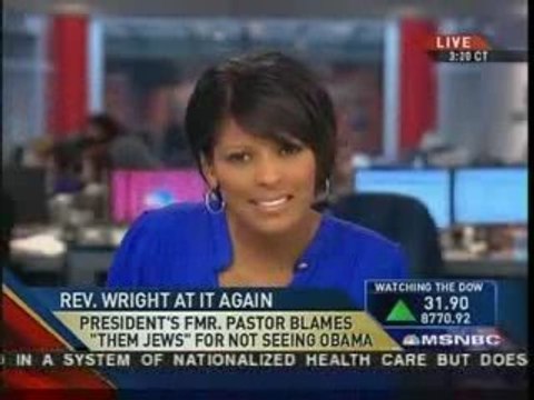 Barack Obama's Racist Pastor Jeremiah Wright hates Jews.