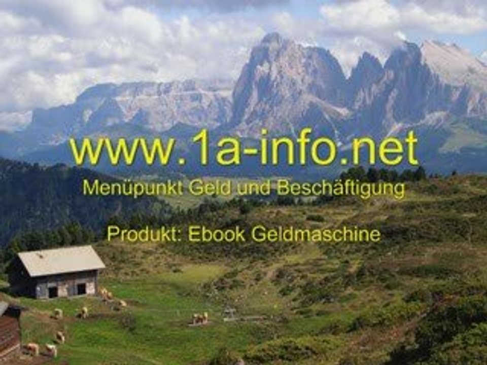 Ebook Geldmaschiene 'Geld verdienen'