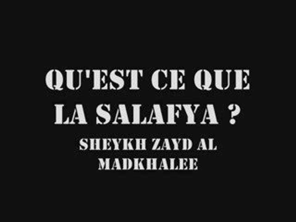 4 Ahl Sunna wal jama'a - Minhaj Salafi