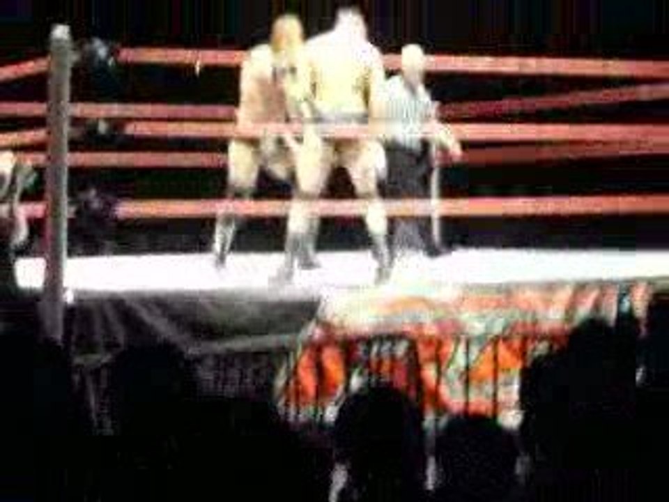 wwe raw nimes  triple h vs randy orton maint event