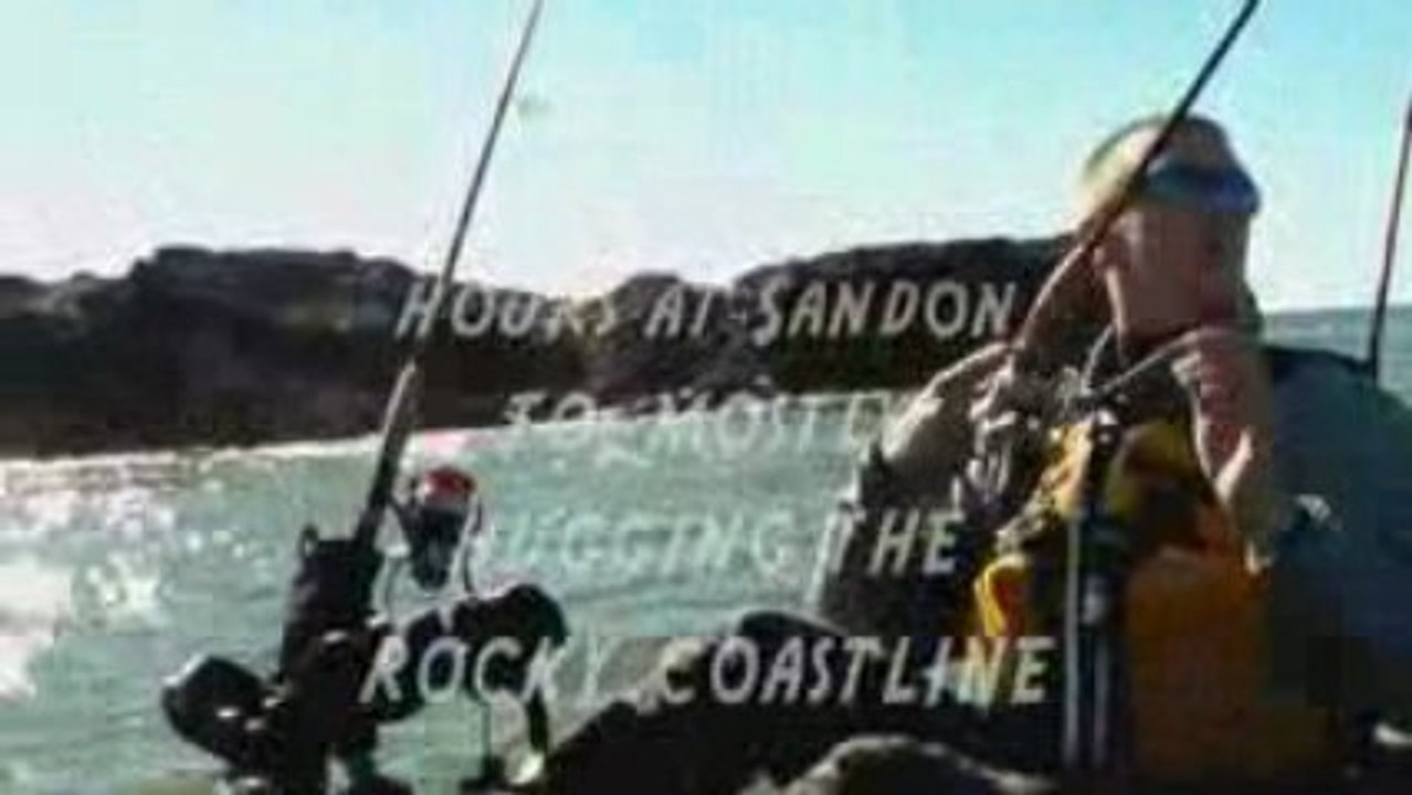 Kayak fishing with the Island tramp