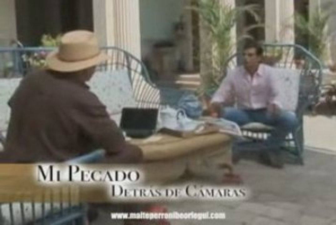 Tras camaras de Mi Pecado