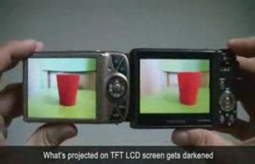 AMOLED(WB1000) vs TFT LCD(IXUS 990IS)