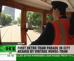 Vintage trams return to Moscow