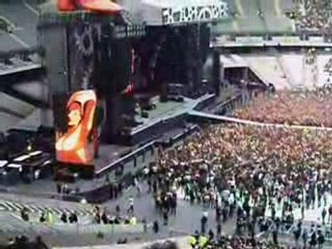 ACDC au stade de france 12 juin 2009 l'entrée en scène