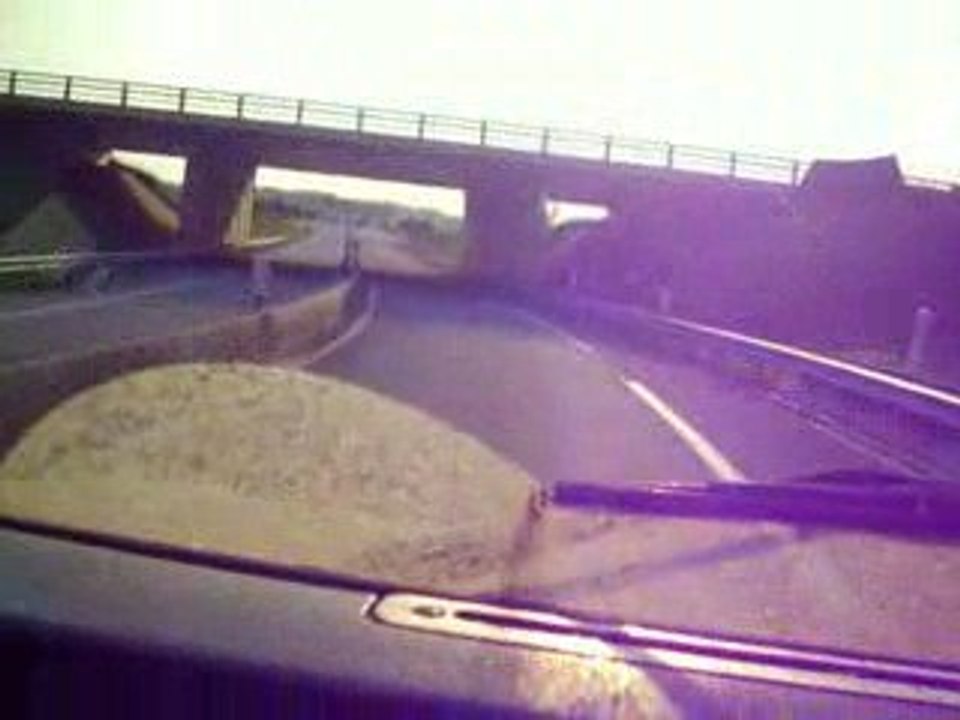 sur l'autoroute au retour du marquenterre