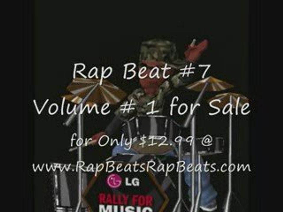 Rap Beat #7 Volume#1 @ http://www.RapBeatsRapBeats.com