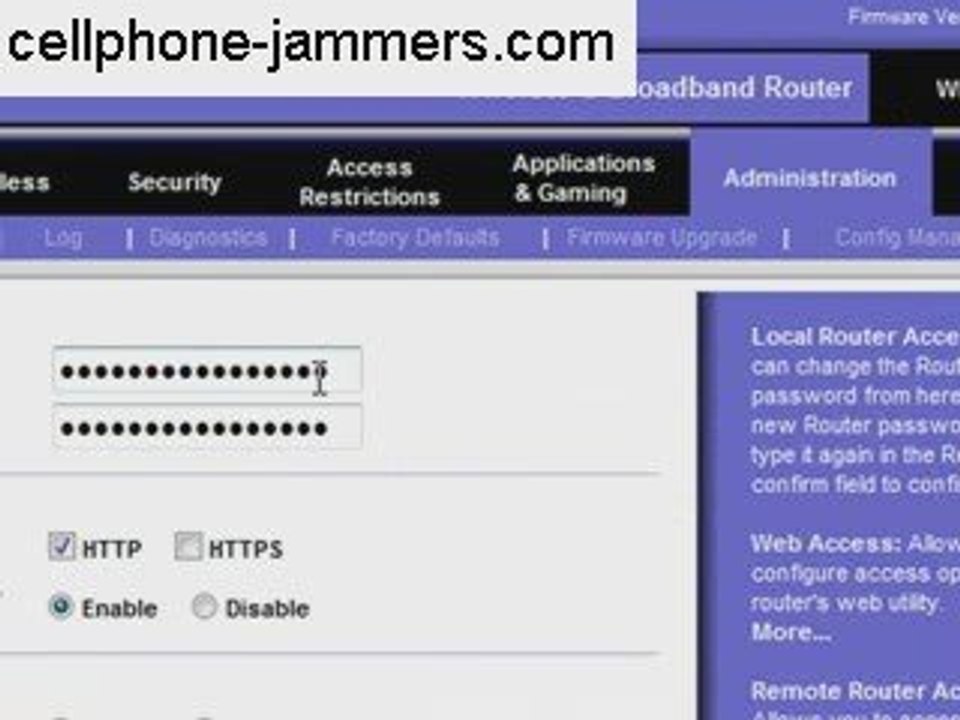 Add Password to Wifi Router