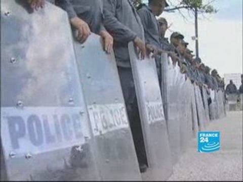 Les policiers sud-africains formés au contrôle des foules