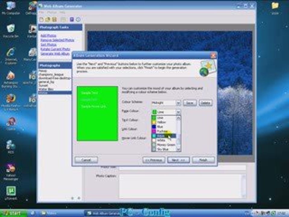 Web album