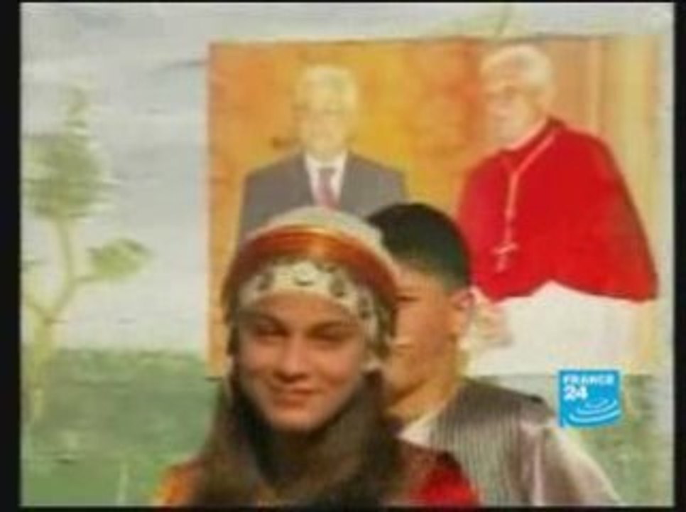 Arrive du pape en Palestine  :paix et réconcillation.