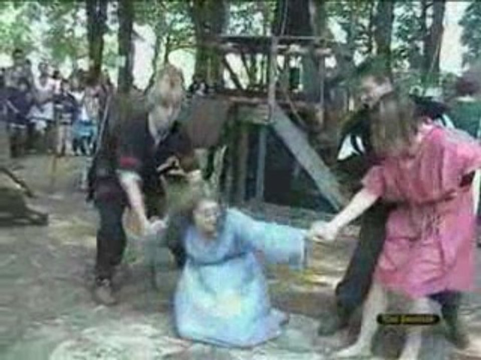 Hexenprobe im hexenbad