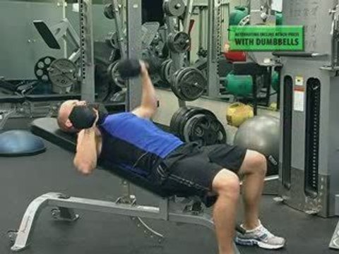 Alternating DB Incline Bench Press