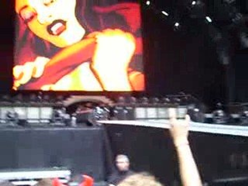 intro d'AC/DC au stade de France le 12 juin 2009