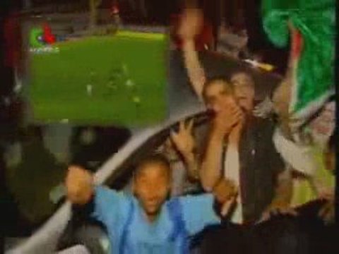 Algérie 3 -1 Égypte Liesse Populaire le 07 Juin 2009