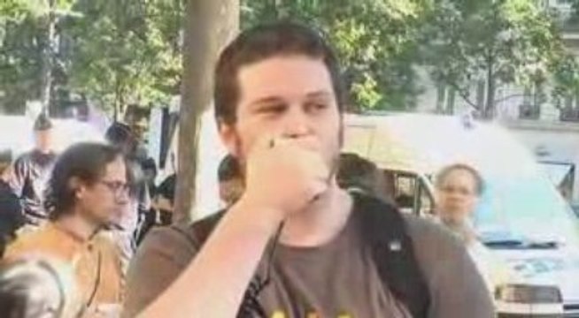 Action du Collectif des déboulonneurs, Paris, 29/05/09, 1/2