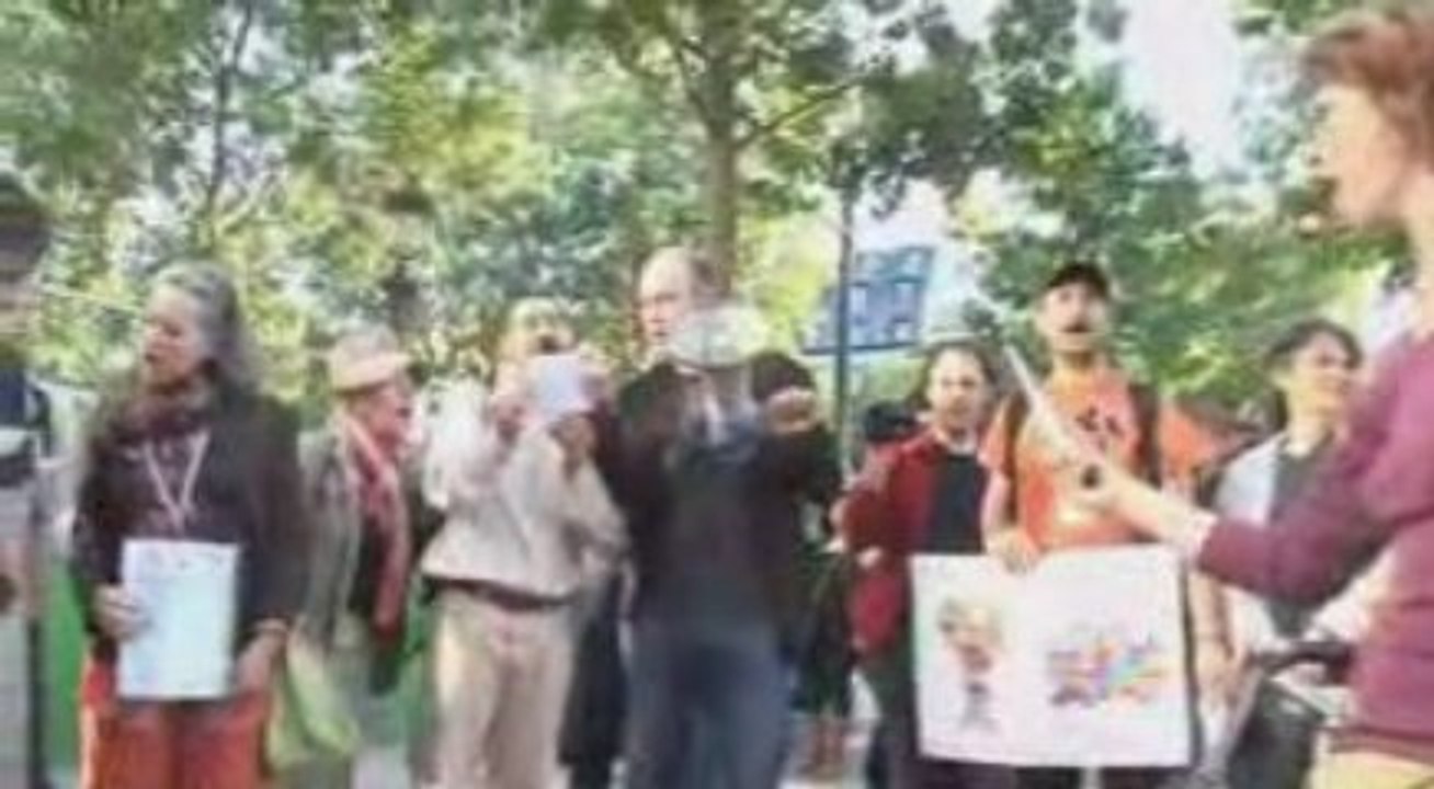 Action du Collectif des déboulonneurs, Paris, 29/05/09, 2/2