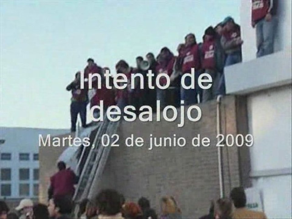 Intento de desalojo de CIVE