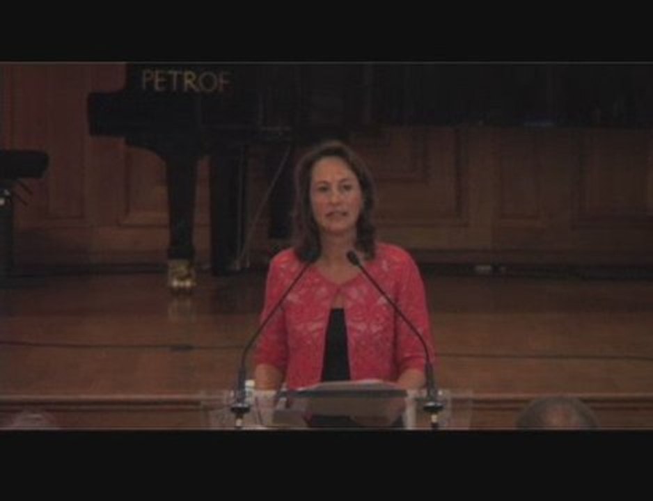 Discours de Ségolène Royal sur la crise