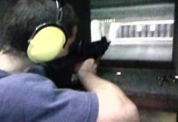 Moi au tir avec Beretta