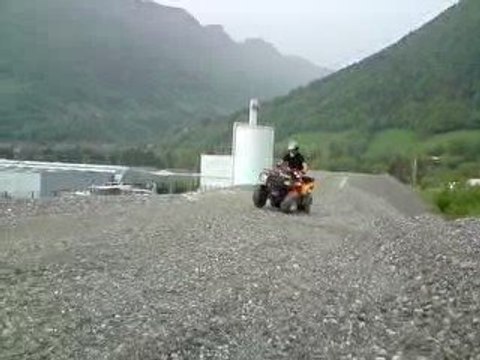 plantage de quad