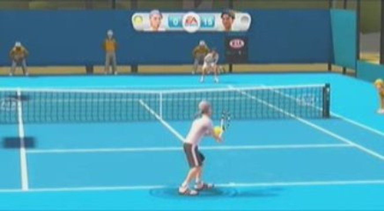 Grand Slam Tennis Wii Motion Plus Gameplay Video Part1