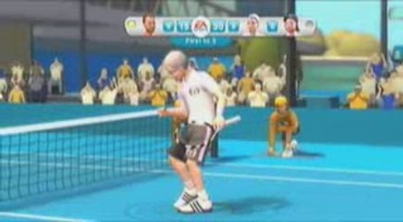 Grand Slam Tennis Wii Motion Plus Gameplay Video Part2