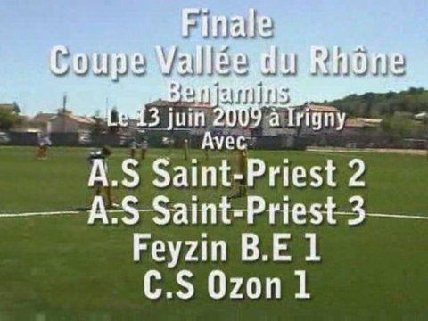 Finale coupe Vallée du Rhône 2009 Benjamins à Irigny